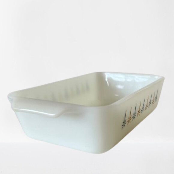 MCM Vintage Fire King Milk Glass Anchor Hocking Loaf & Custard Dish -  CIRCA 60s - Picture 5 of 16